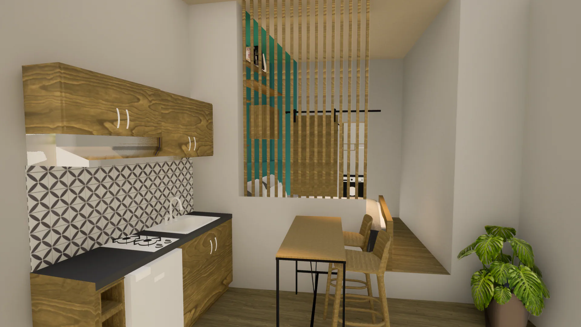Transformation d’un local commercial en studio – le Havre