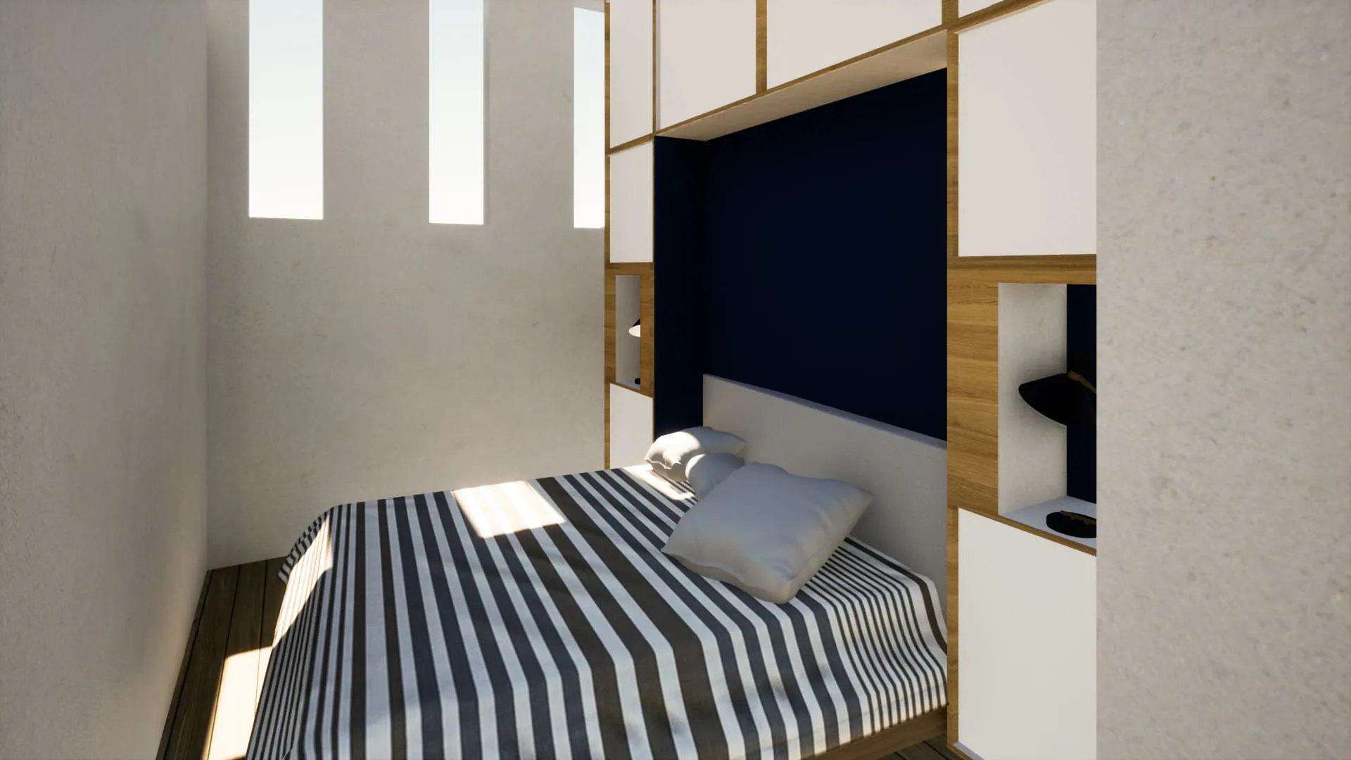 Aménagement d’un local en appartement style loft – Rouen — vue 5