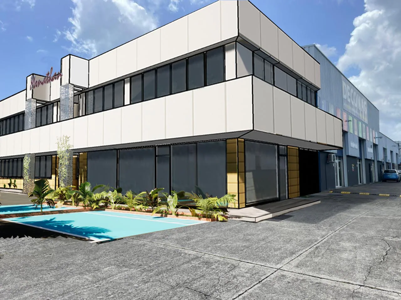 Nouvelle Façade pour un bâtiment – Guadeloupe — vue 5
