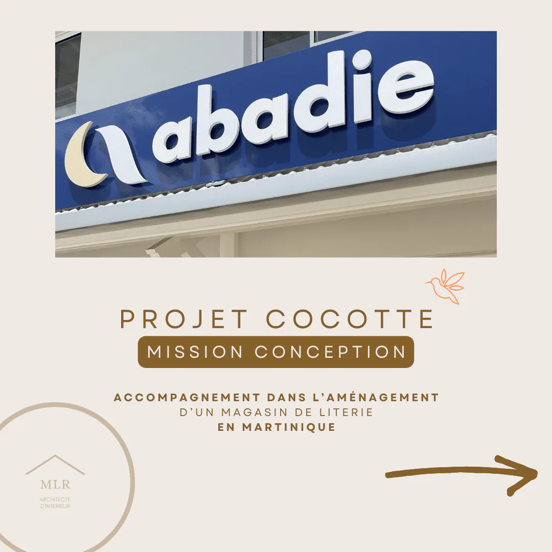 Conception d’un magasin de literie – Martinique