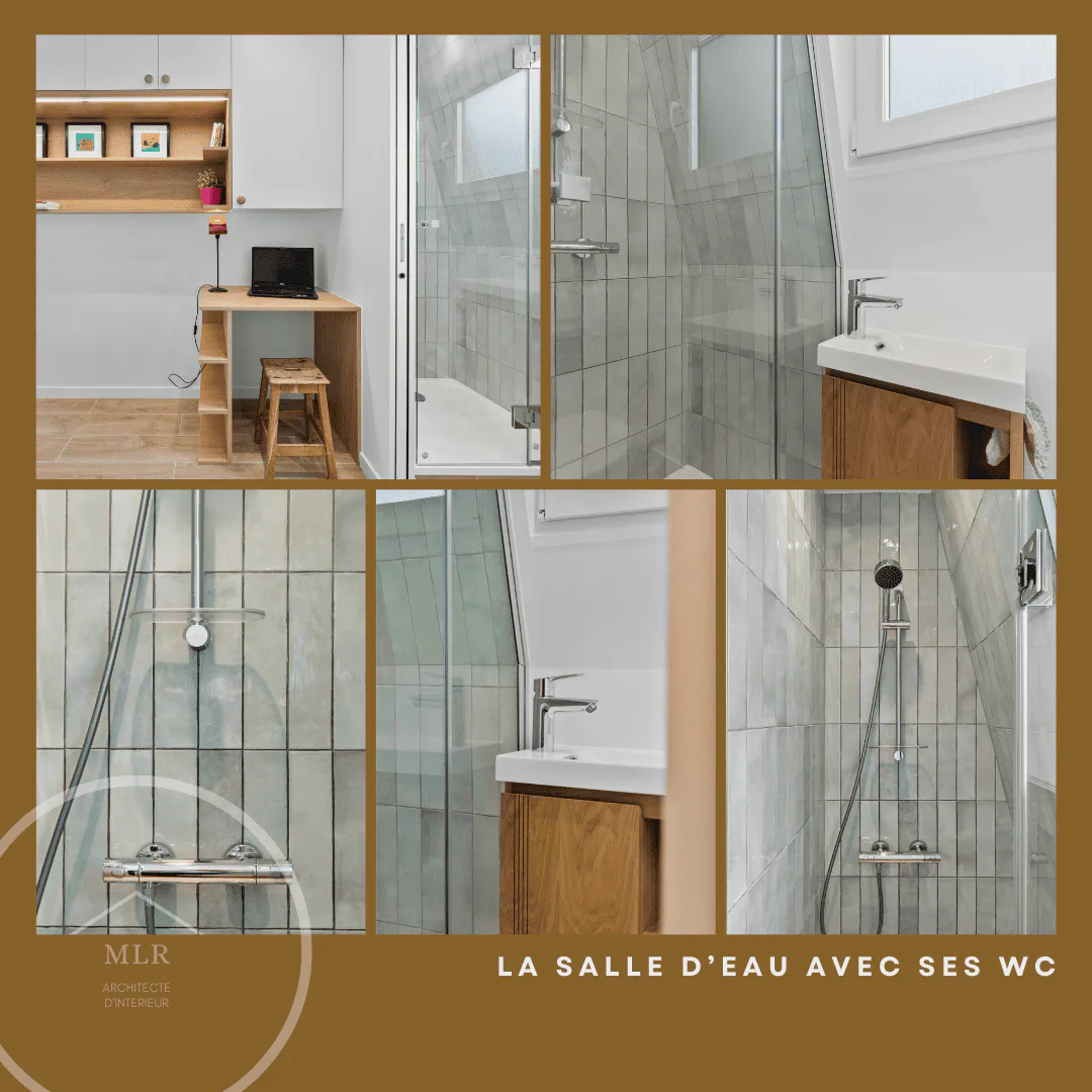 Métamorphose de 2 chambres de service en un studio – Paris — vue 7