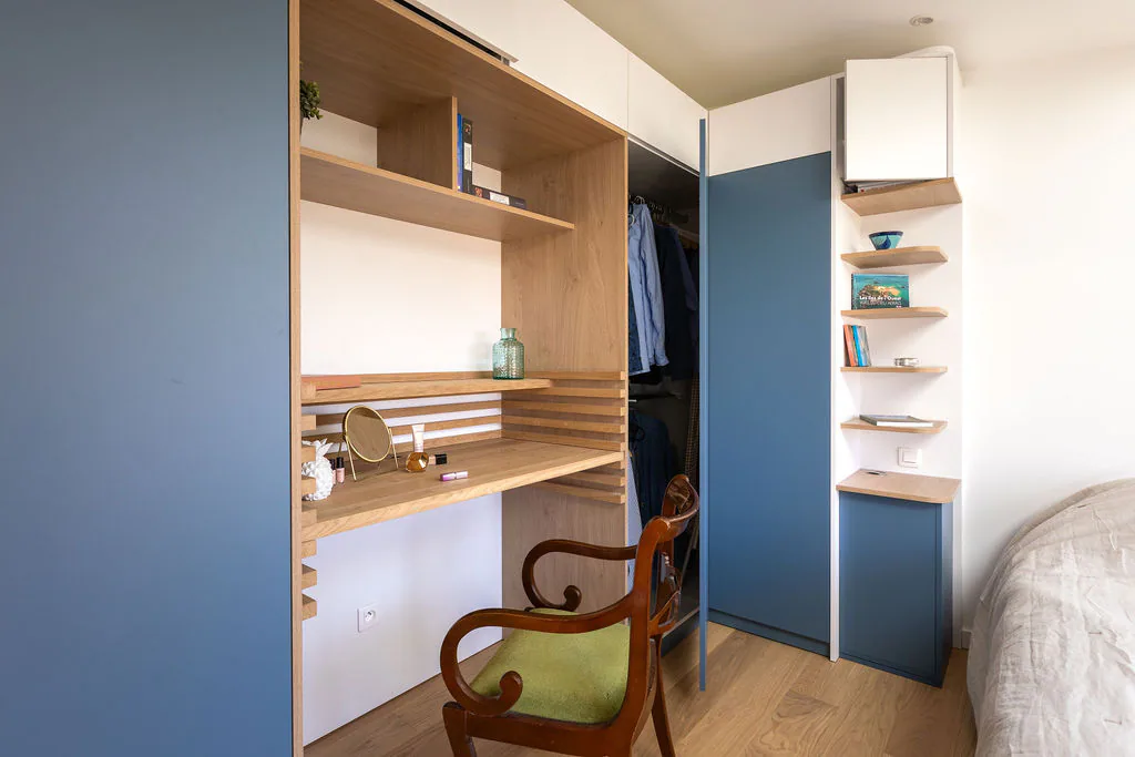 Aménagement et mobilier sur mesure d’une maison individuelle – Thoiry — vue 2
