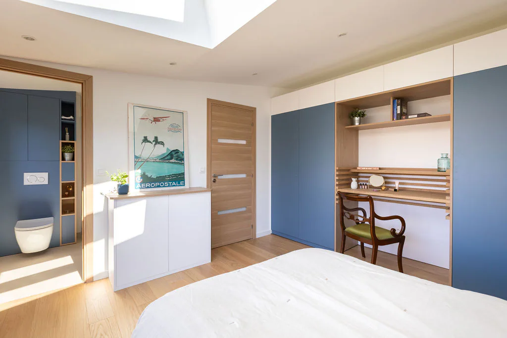 Aménagement et mobilier sur mesure d’une maison individuelle – Thoiry — vue 4