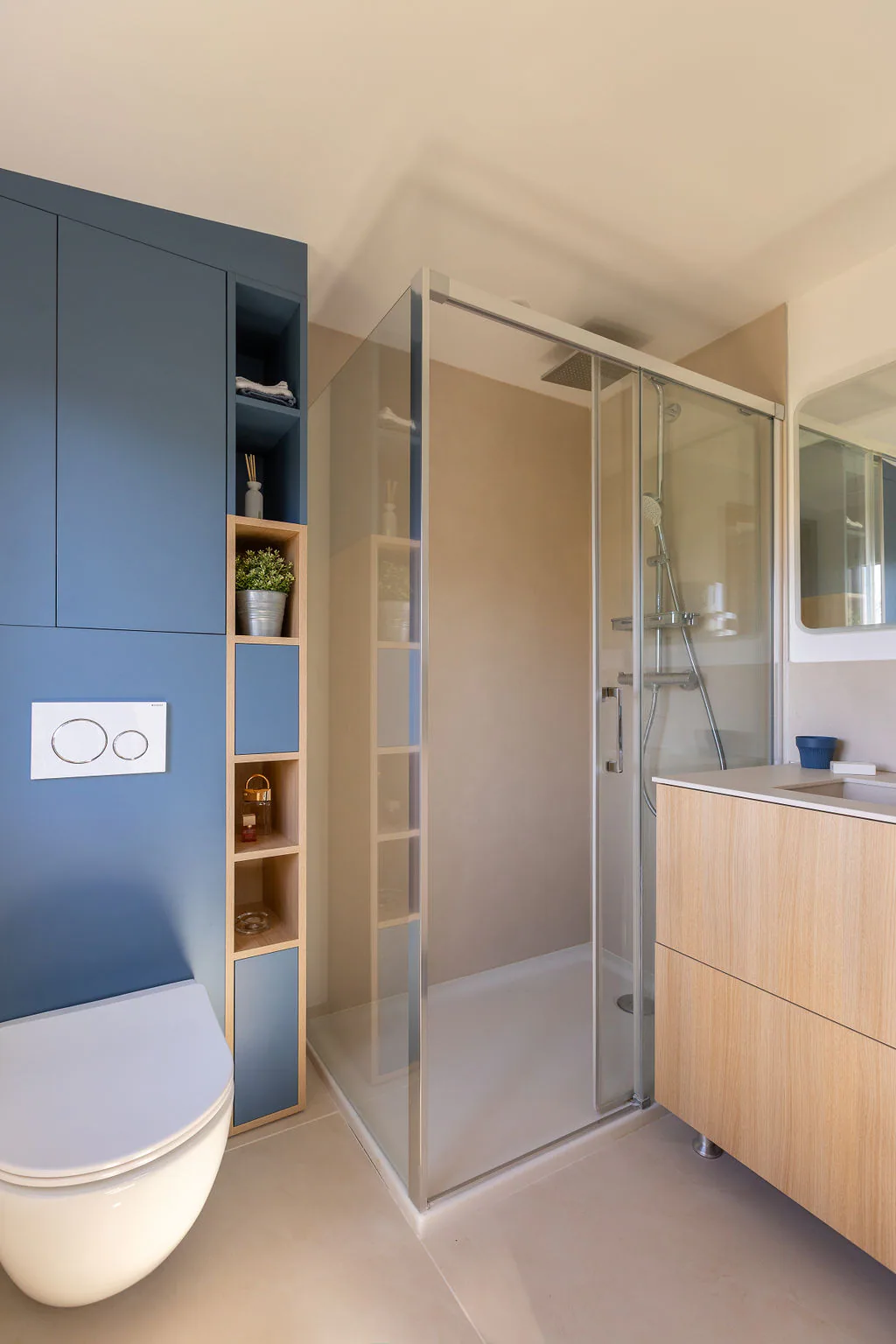 Aménagement et mobilier sur mesure d’une maison individuelle – Thoiry — vue 5