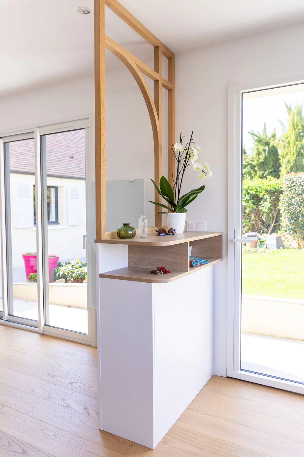 Aménagement et mobilier sur mesure d’une maison individuelle – Thoiry — vue 28