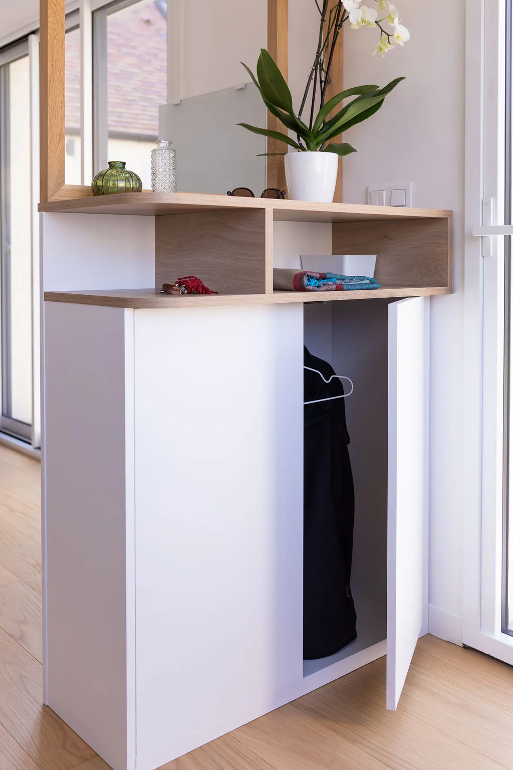 Aménagement et mobilier sur mesure d’une maison individuelle – Thoiry — vue 29